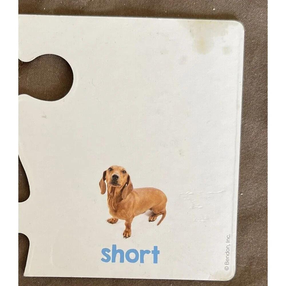 Opposite Learning Preschool Puzzle Pairs 14 Double Sided Puzzles Learning Cards